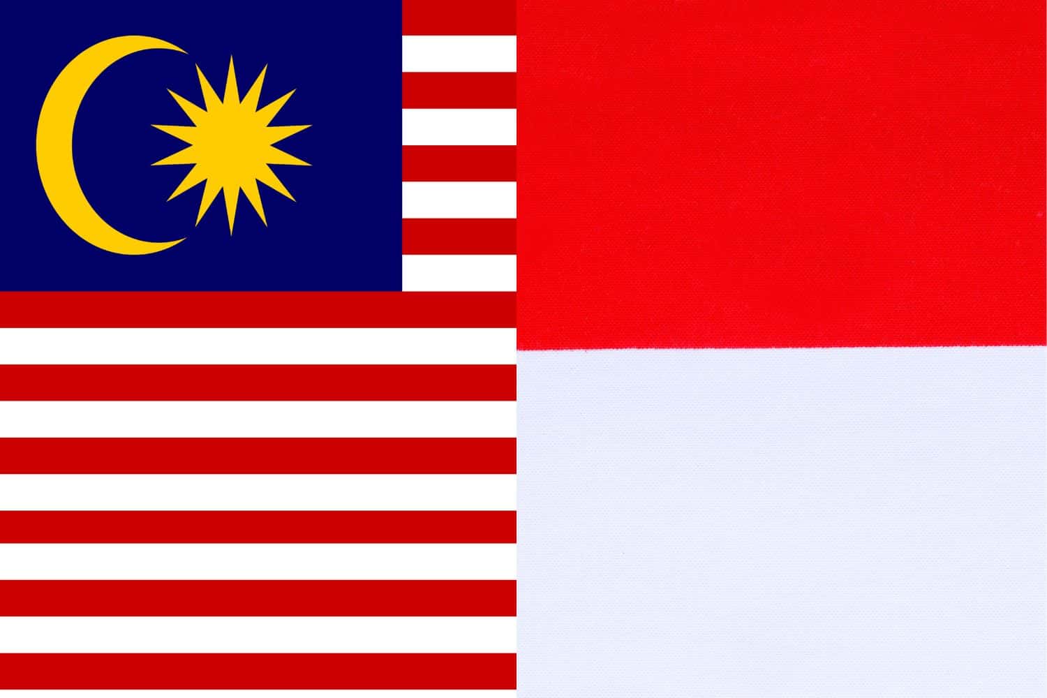 Malaysian Flag vs Indonesian Flag Flags Flag of Malaysia Malaysian Flag vs Indonesian Flag