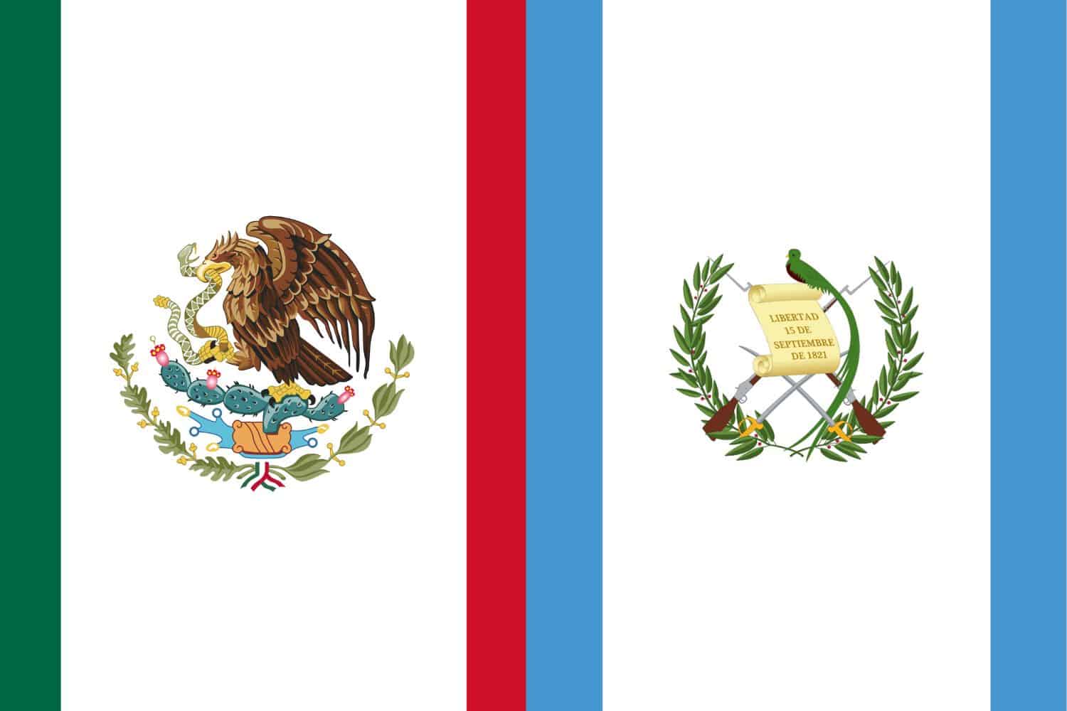 Mexican Flag vs Guatemalan Flag Flags Flag of Mexico Mexican Flag vs Guatemalan Flag