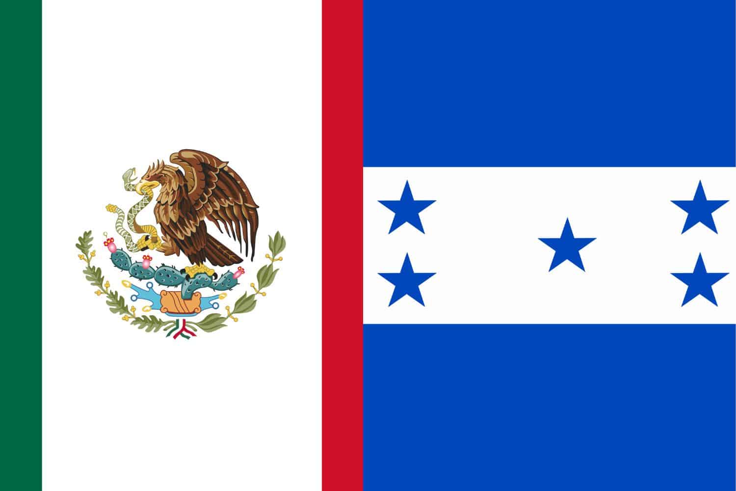 Mexican Flag vs Honduran Flag Flags Flag of Mexico Mexican Flag vs Honduran Flag