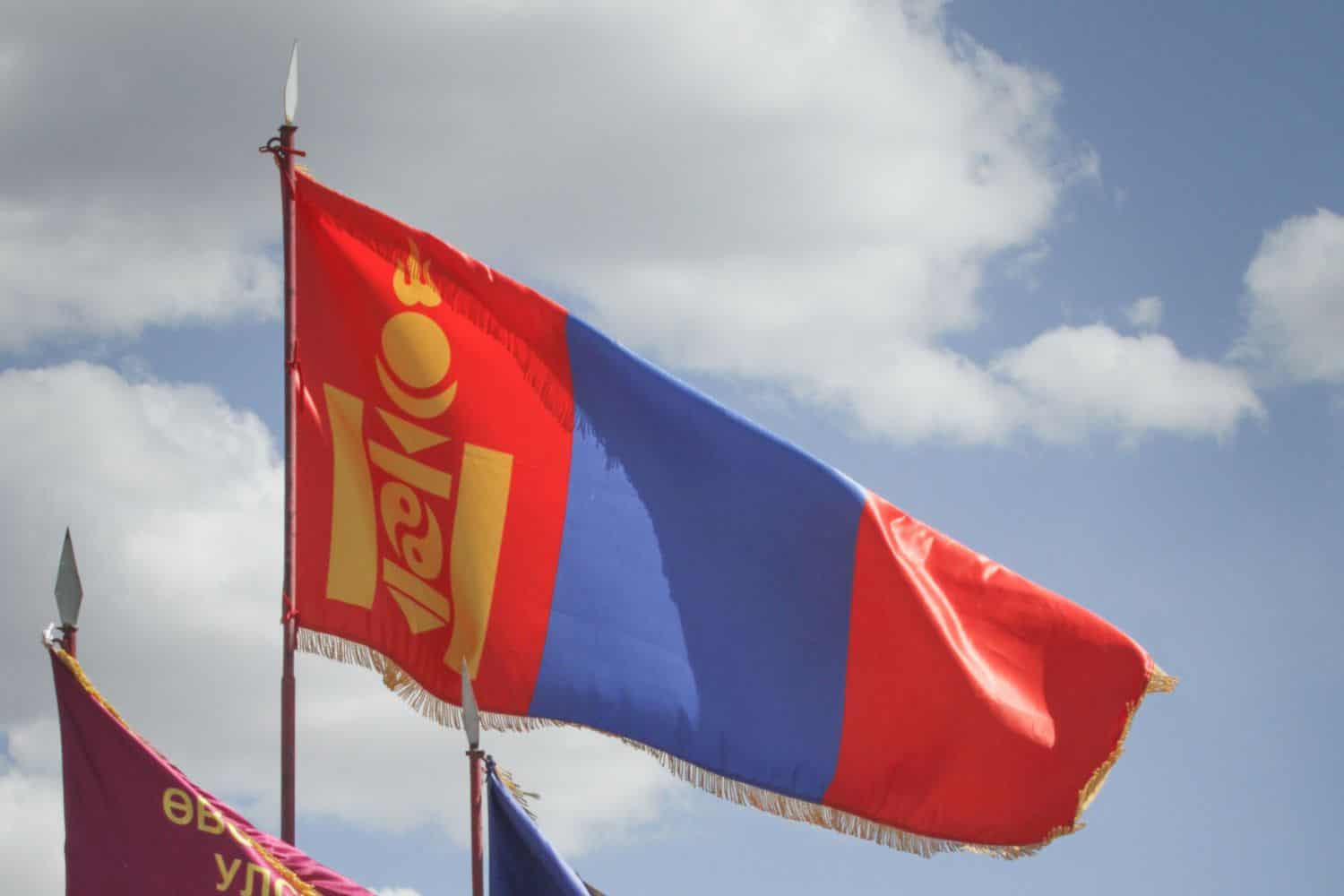 Mongolian flag Flags Mongolia flag