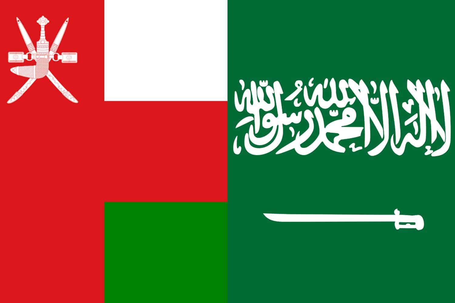 Omani Flag vs Saudi Arabian Flag 1 Flags Flag of Oman Omani Flag vs Saudi Arabian Flag 1