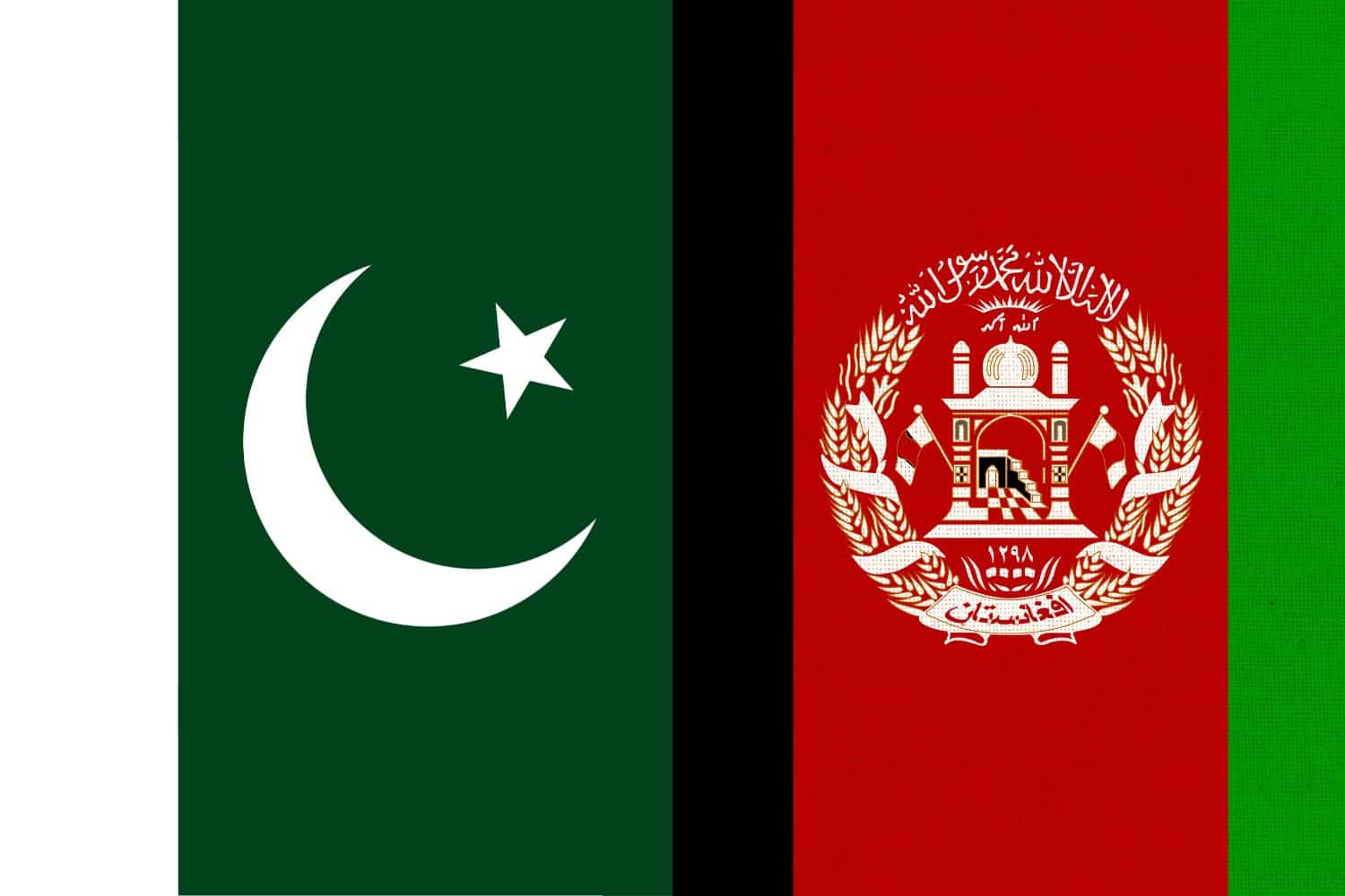 Pakistani Flag vs Afghan Flag Flags Flag of Pakistan Pakistani Flag vs Afghan Flag