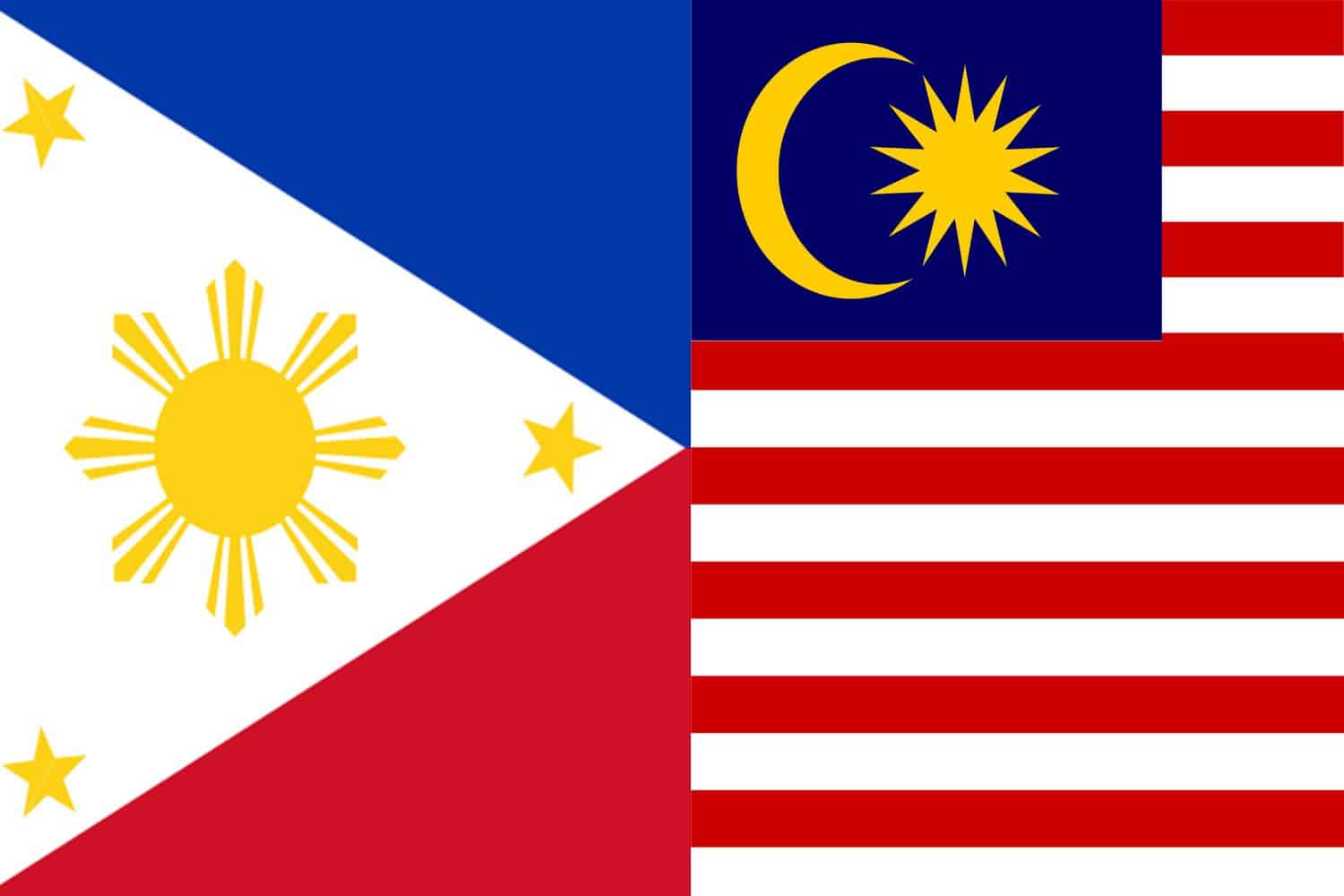 Philippine Flag vs Malaysian Flag Flags Flag of Philippines Philippine Flag vs Malaysian Flag