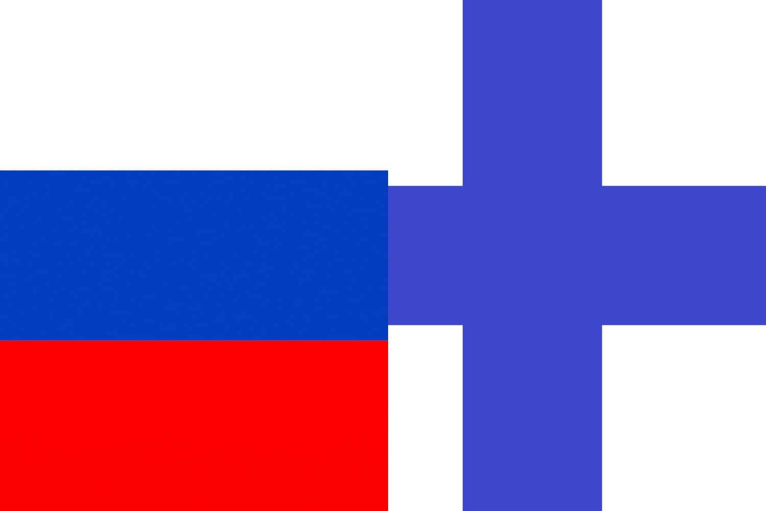 Russian Flag vs Finnish Flag Flags Flag of Russia Russian Flag vs Finnish Flag