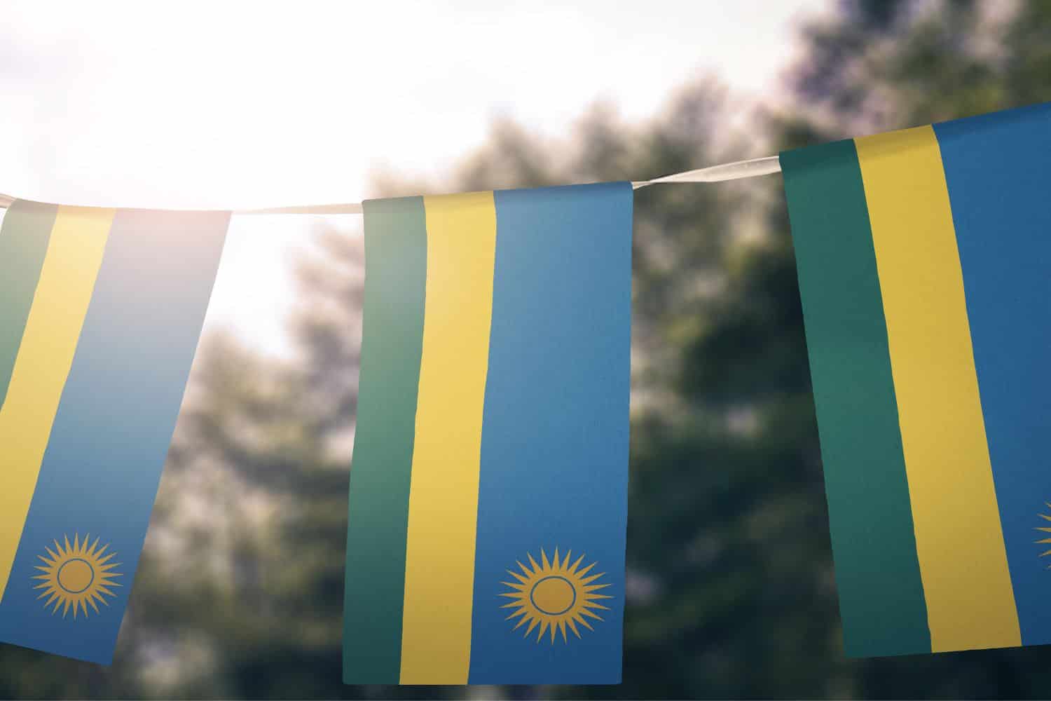 Rwanda flag Flags Rwanda flag