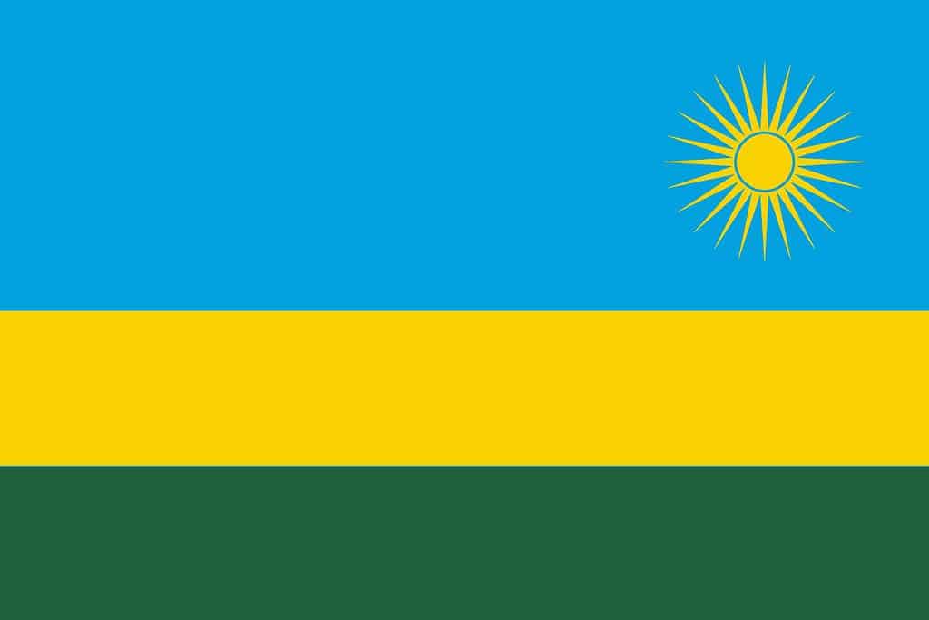 Rwandan flag Flags Rwandan flag