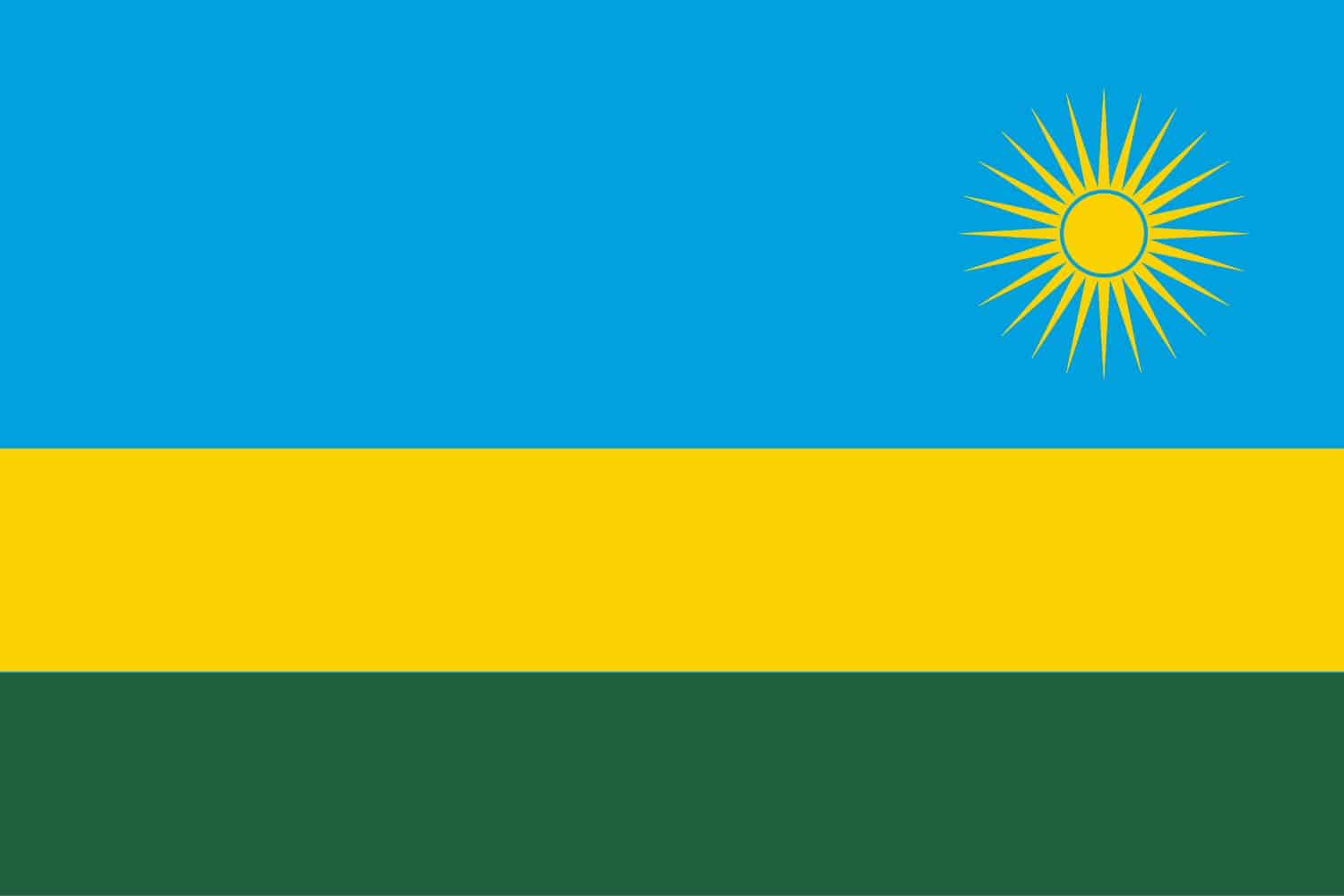 Rwandan flag Flags Rwandan flag