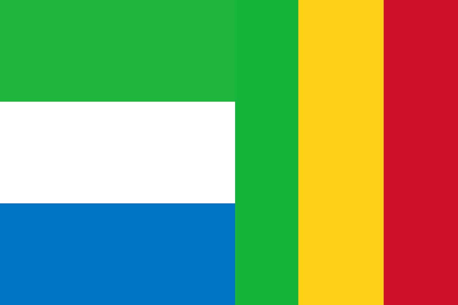 Sierra Leone Flag vs Mali Flag Flags Flag of Sierra Leone Sierra Leone Flag vs Mali Flag