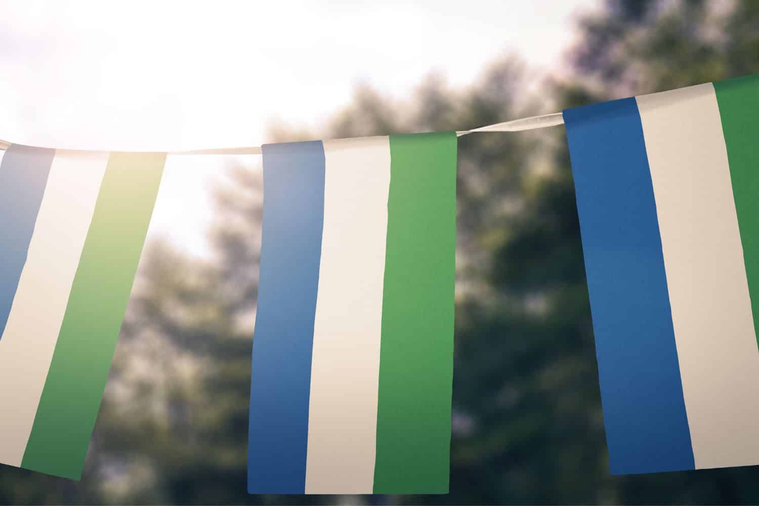 Sierra Leone flag Flags Sierra Leone flag