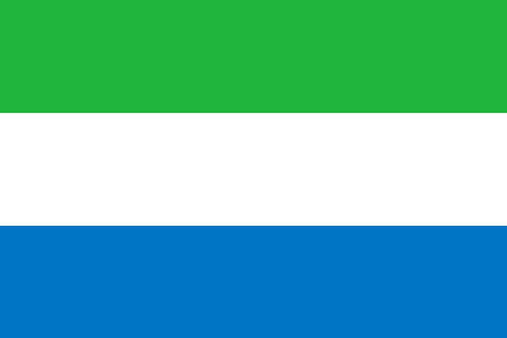 Sierra Leonean flag Flags Sierra Leonean flag