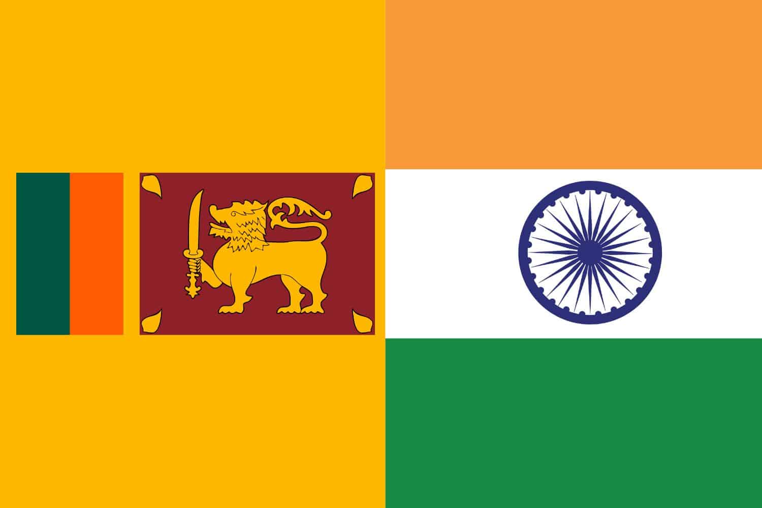 Sri Lankan Flag vs Indian Flag Flags Flag of Sri Lanka Sri Lankan Flag vs Indian Flag