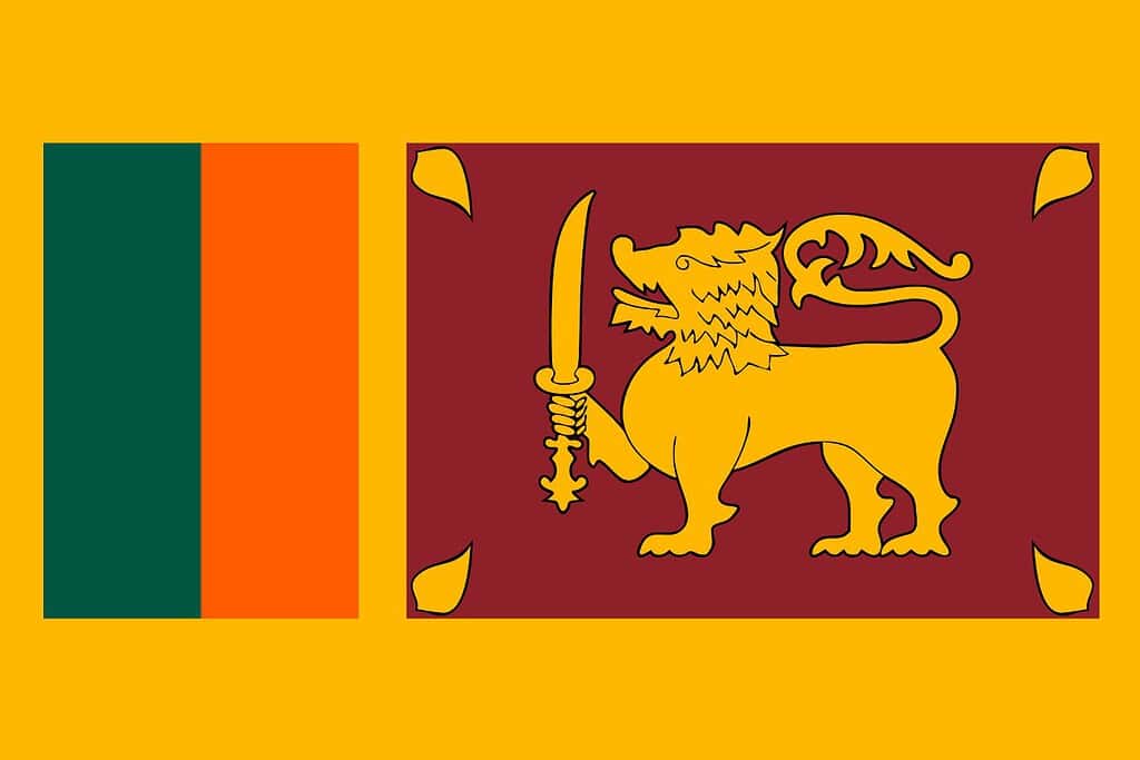 Sri Lankan flag Flags Sri Lankan flag