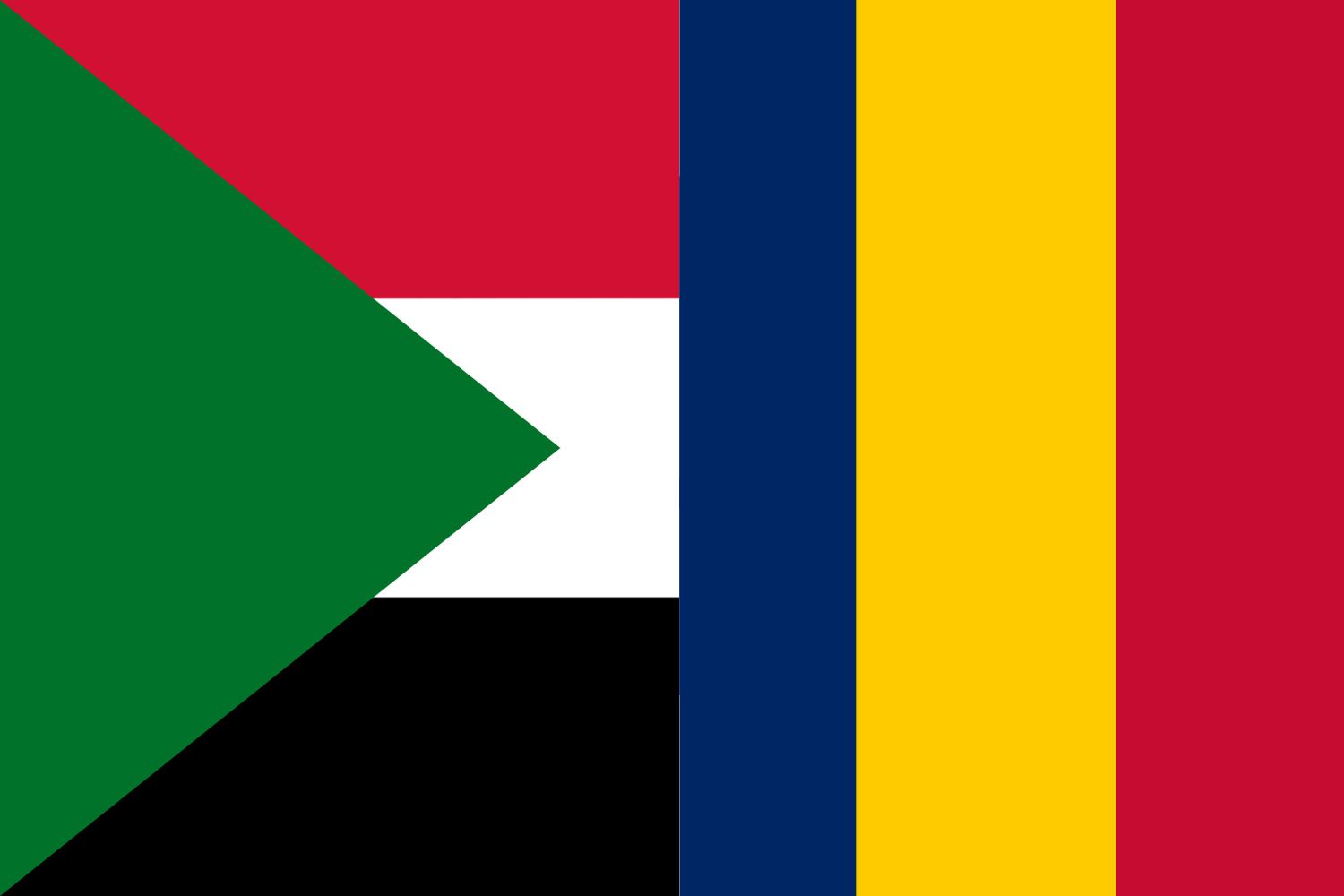Sudanese n Flag vs Chad Flag Flags Flag of Sudan Sudanese n Flag vs Chad Flag
