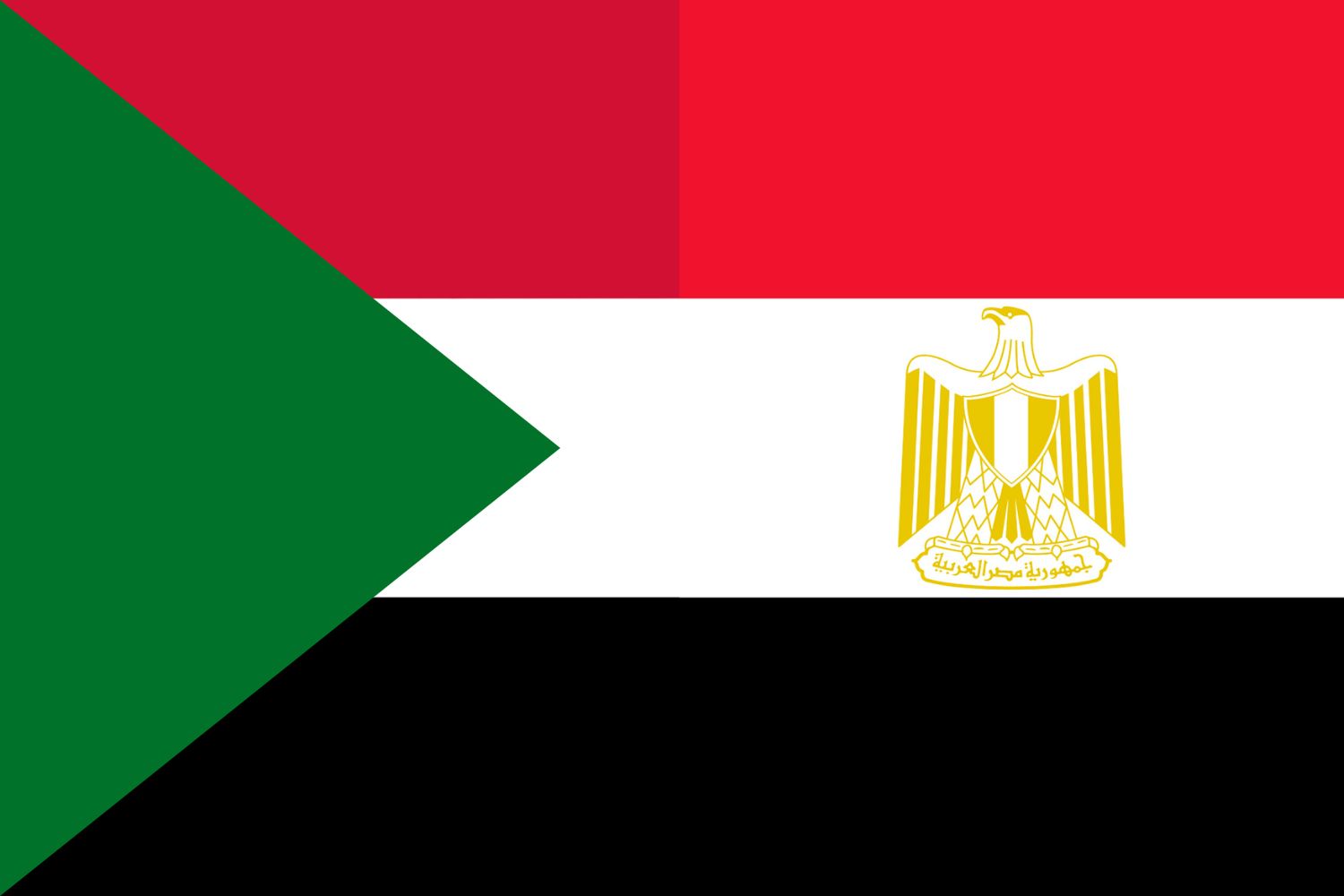 Sudanese n Flag vs Egyptian Flag Flags Flag of Sudan Sudanese n Flag vs Egyptian Flag