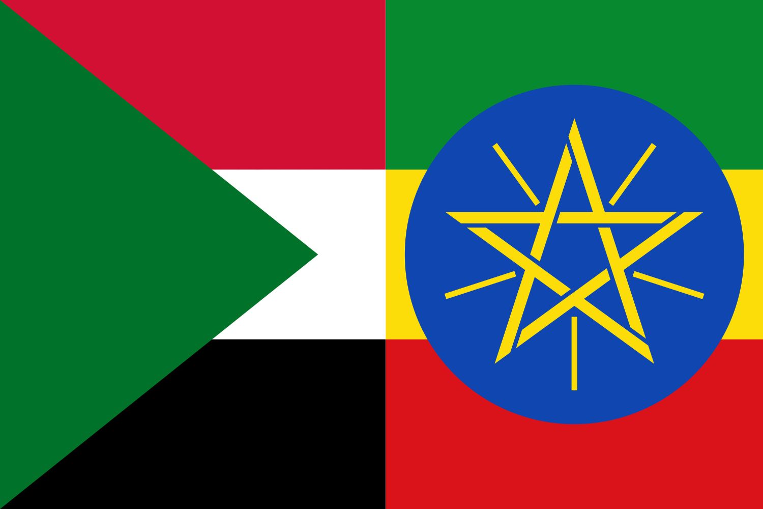Sudanese n Flag vs Ethiopian Flag Flags Flag of Sudan Sudanese n Flag vs Ethiopian Flag