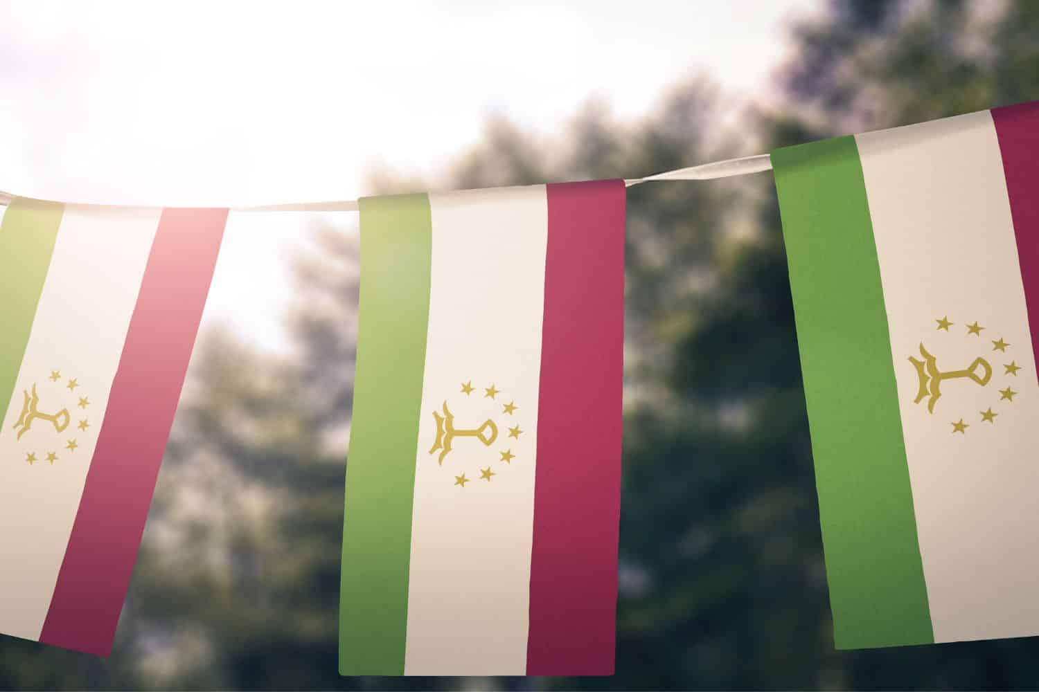 Tajikistan flag Flags Tajikistan flag