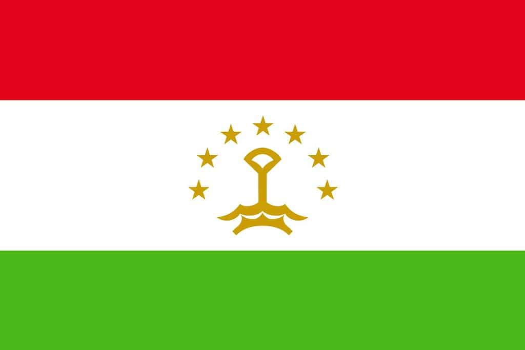 Tajikistani flag Flags Tajikistani flag