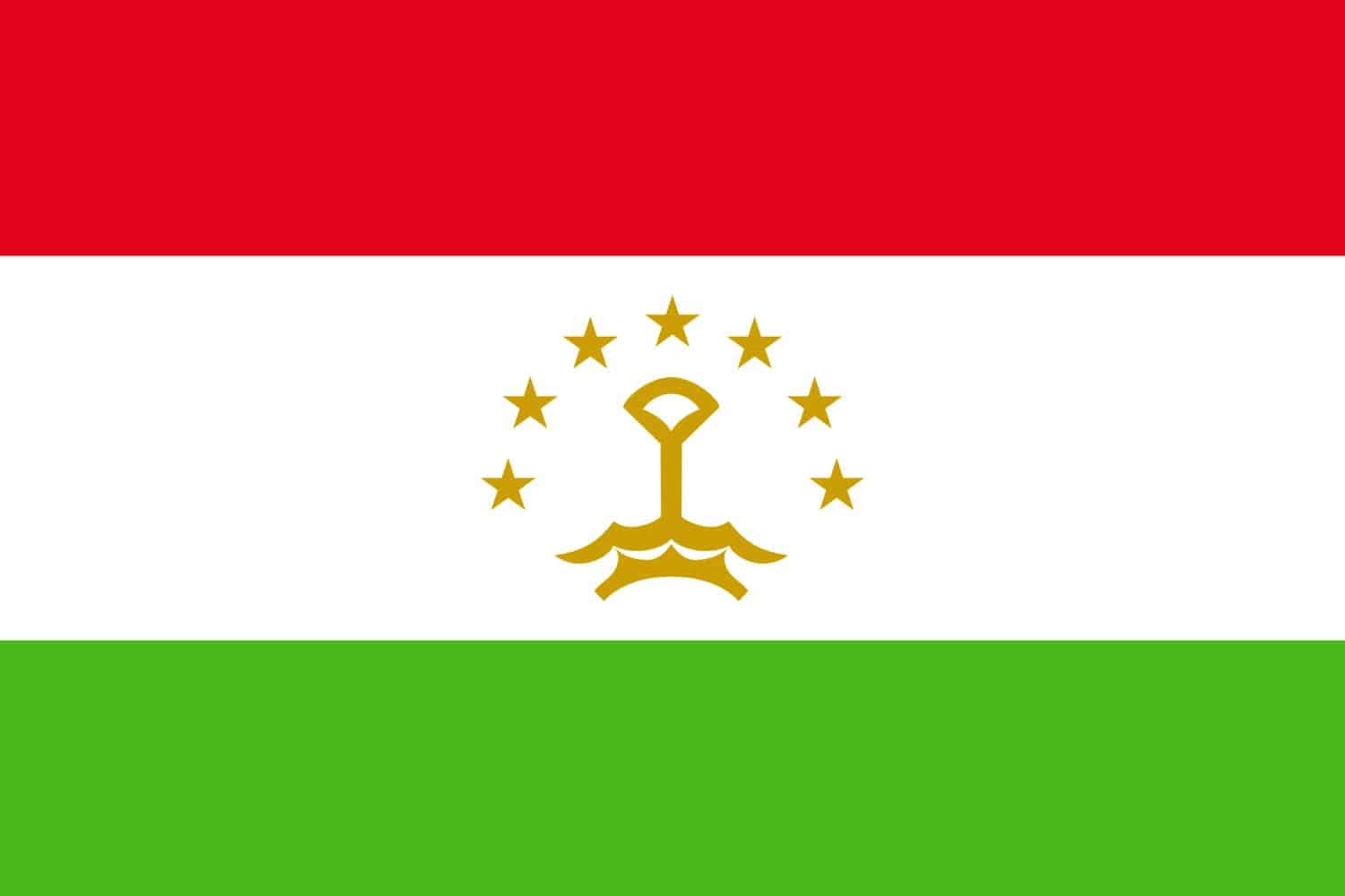 Tajikistani flag Flags Tajikistani flag