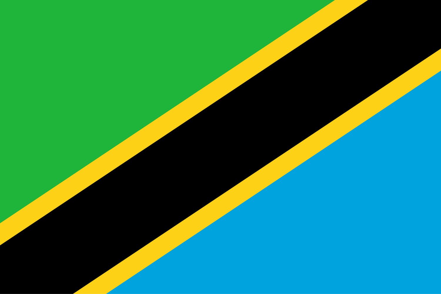 Tanzanian flag Flags Tanzanian flag