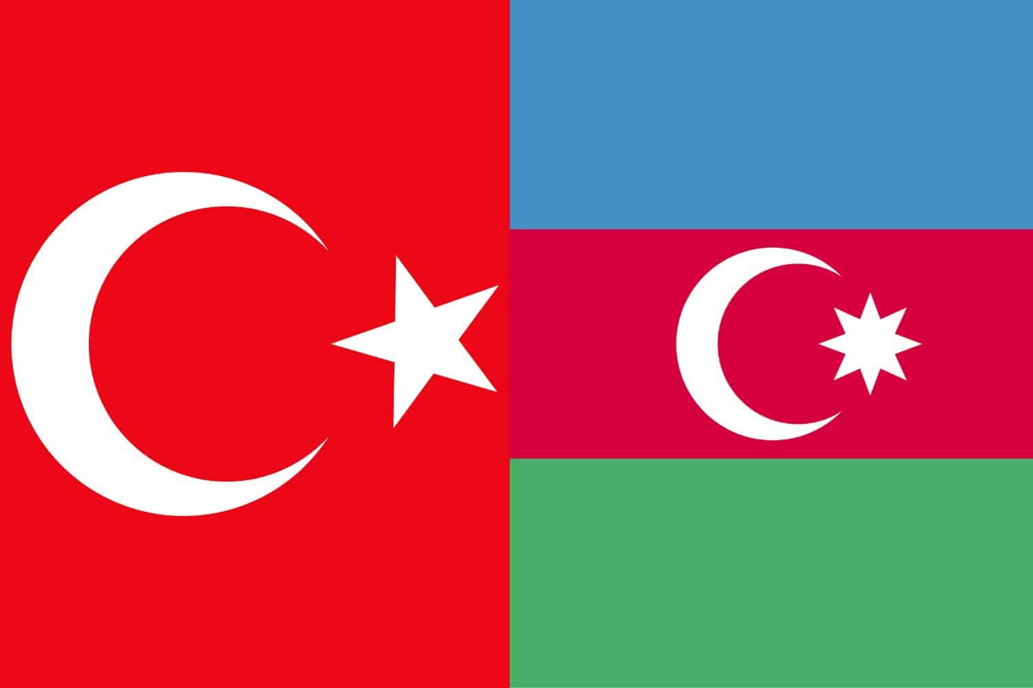 Turkish Flag vs Azerbaijani Flag Flags Flag of Turkey Turkish Flag vs Azerbaijani Flag