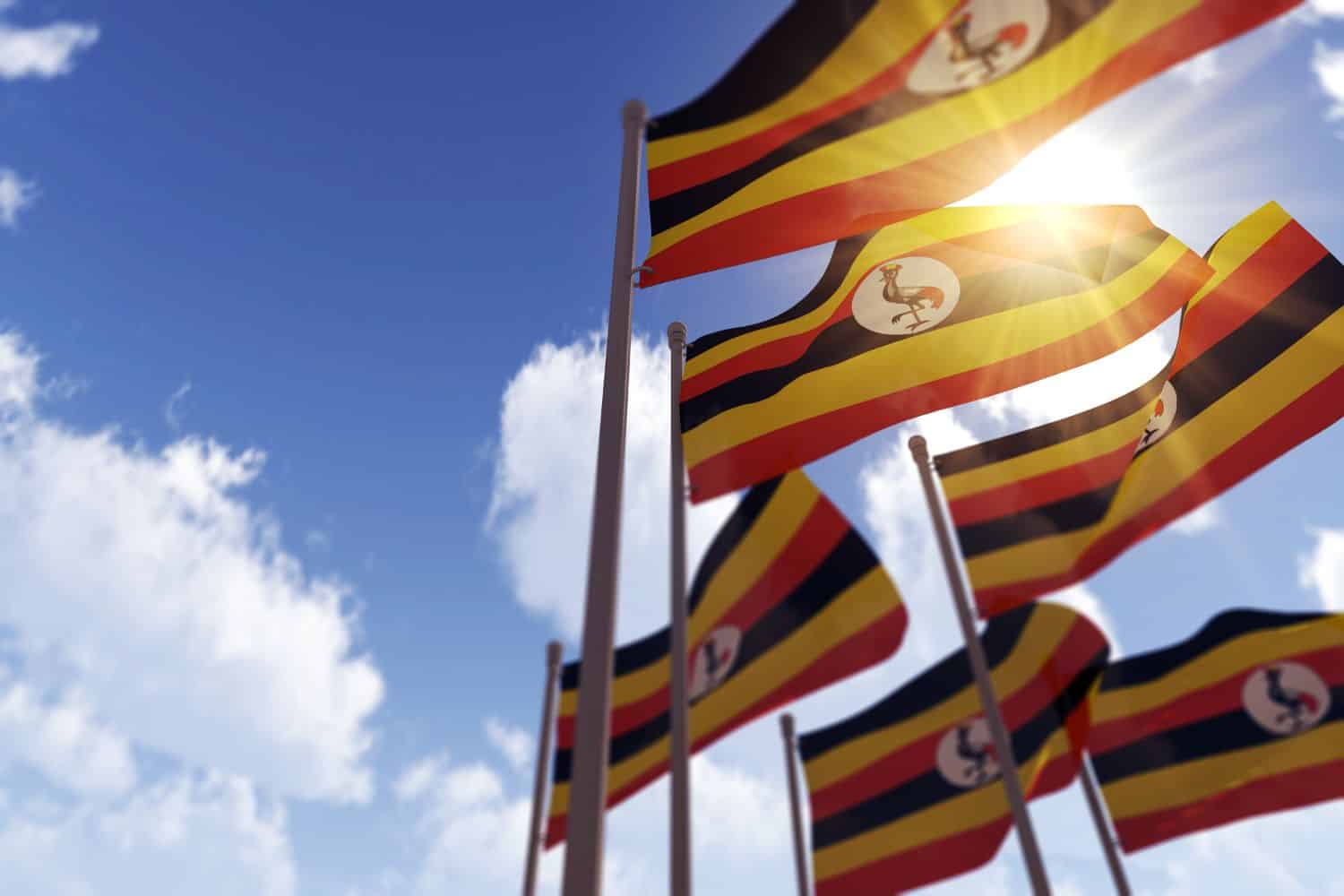 Uganda flag Flags Uganda flag