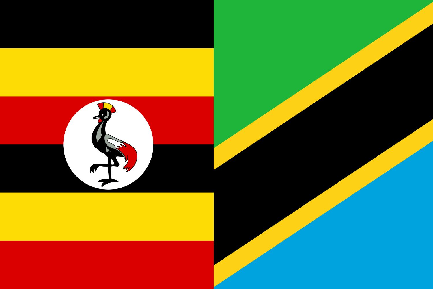 Ugandan Flag vs Tanzanian Flag Flags Flag of Uganda Ugandan Flag vs Tanzanian Flag