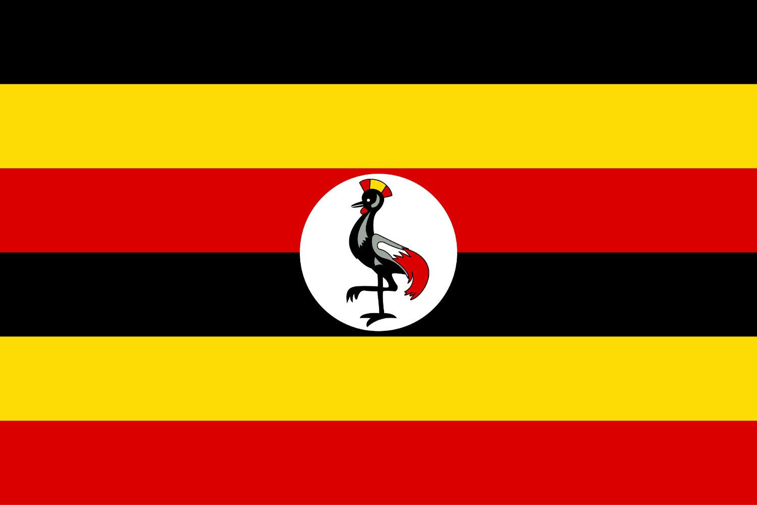 Ugandan flag Flags Ugandan flag