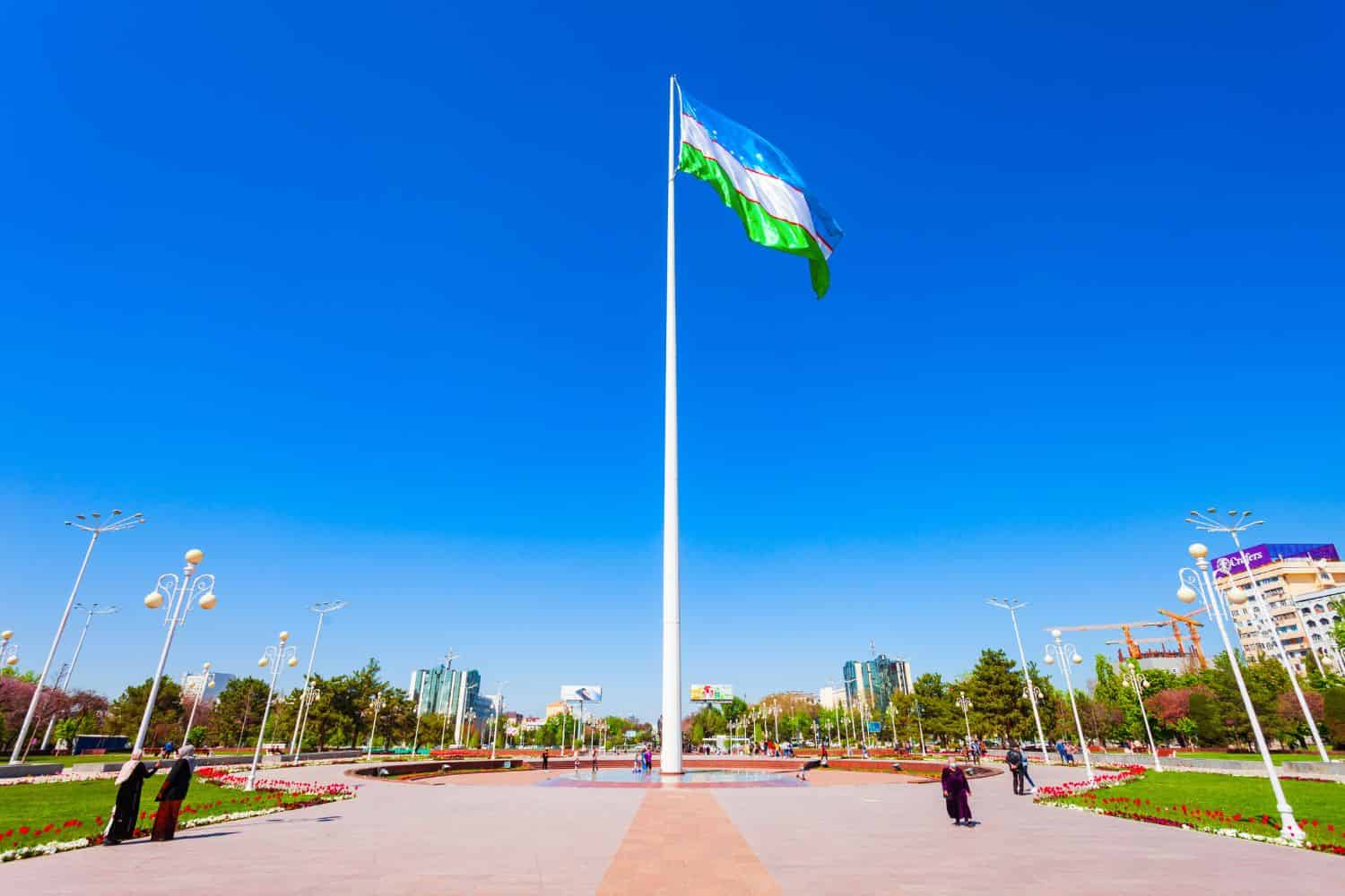 Uzbekistan flag Flags Uzbekistan flag