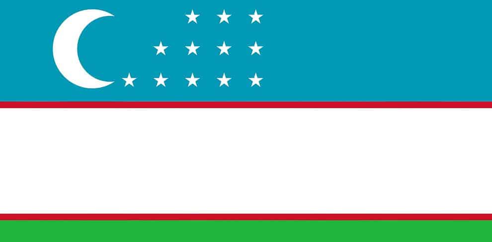 Uzbekistani flag