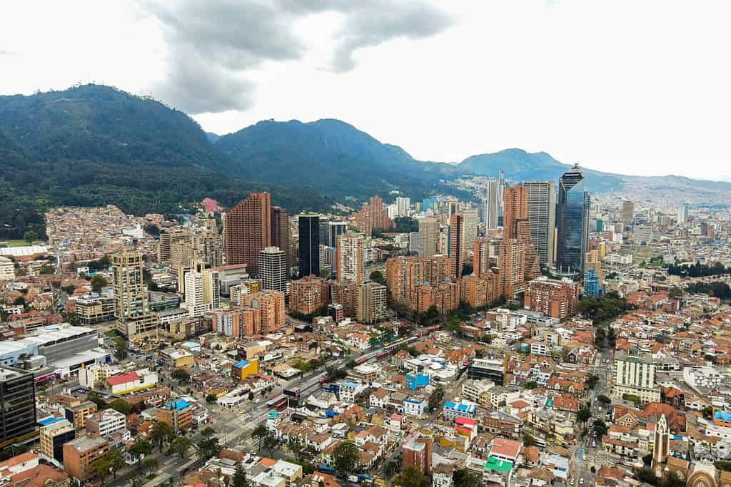Bogota city 2 Geography Bogotá city