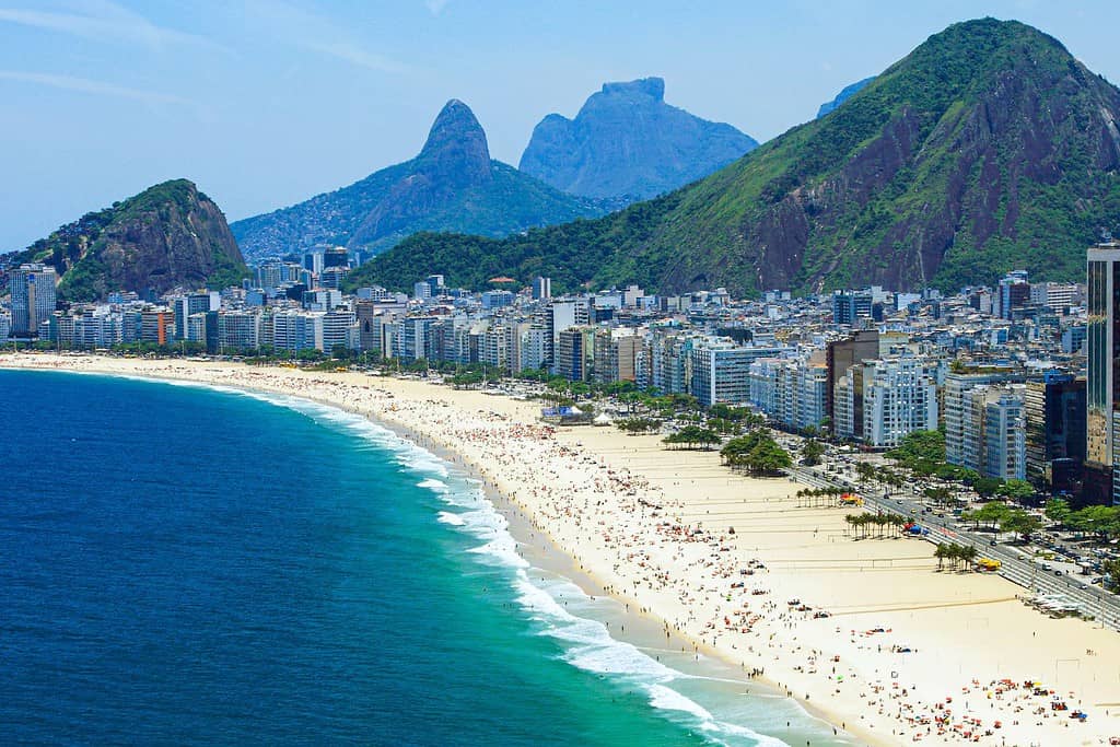 Copacabana Beachfront Travel Destinations, Americas Copacabana Beachfront
