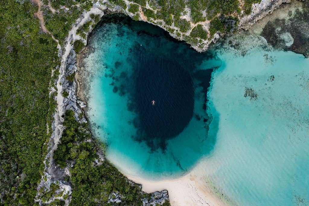 Crystal Waters of Deans Blue Hole Travel Destinations, Americas Crystal Waters of Dean's Blue Hole