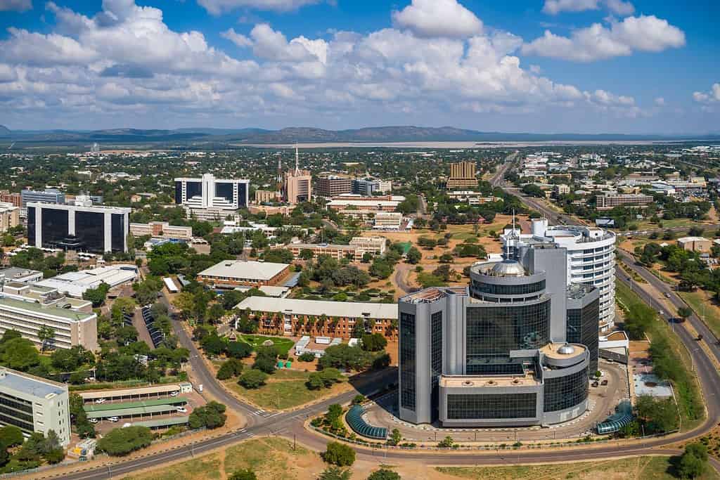Gaborones Historic Main Mall Travel Destinations, Africa Gaborone's Historic Main Mall