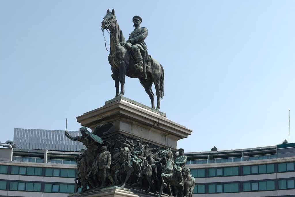 Statues of Tsar Osvoboditel Boulevard in Sofia Travel Destinations, South Europe Caucasus East Europe Statues of Tsar Osvoboditel Boulevard in Sofia