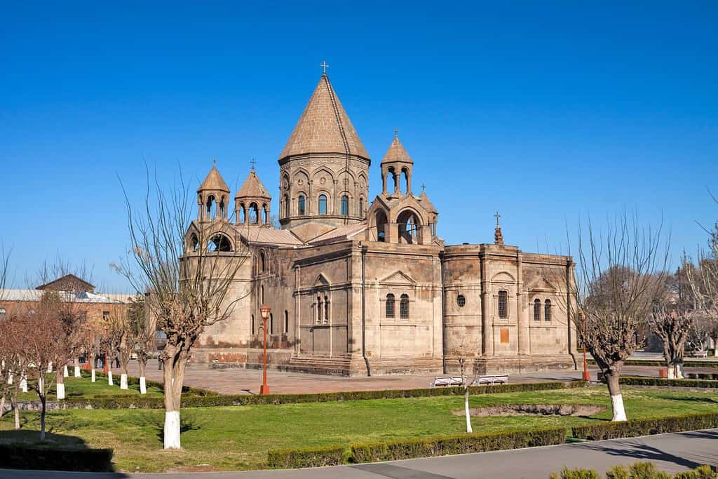 The Cathedral of Etchmiadzin Travel Destinations, South Europe Caucasus East Europe The Cathedral of Etchmiadzin