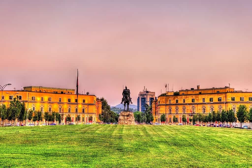 The Skanderbeg Square Travel Destinations, South Europe Caucasus East Europe The Skanderbeg Square