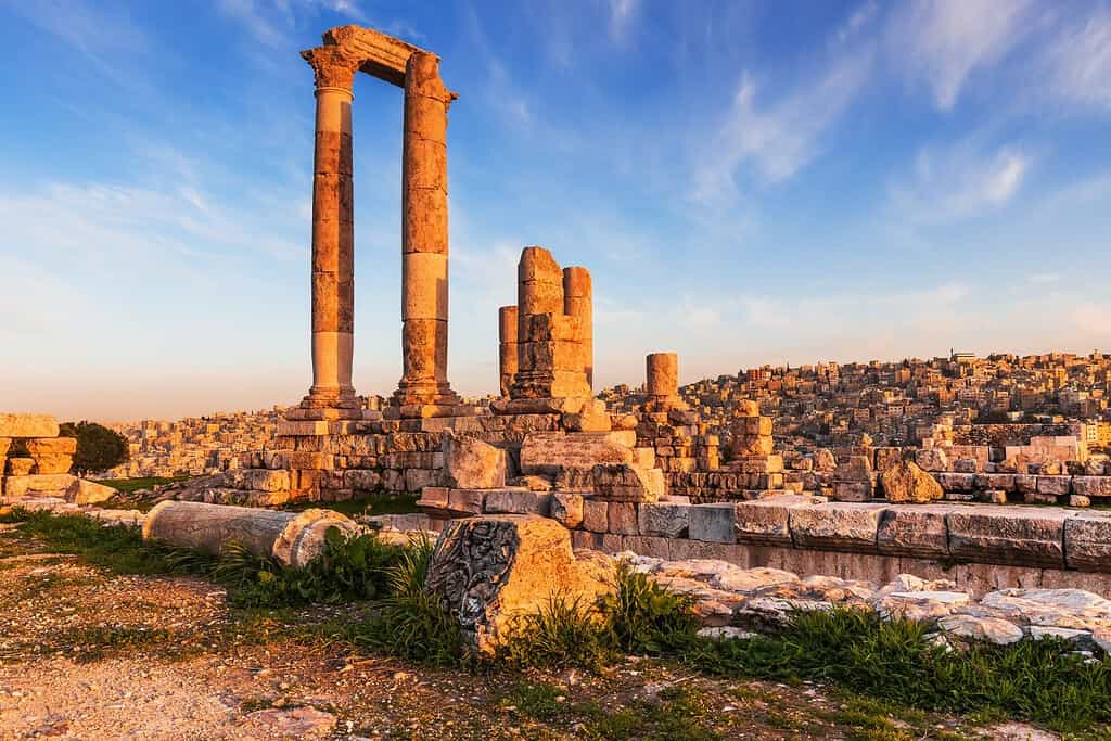 Amman City Jordan, Geography Amman City