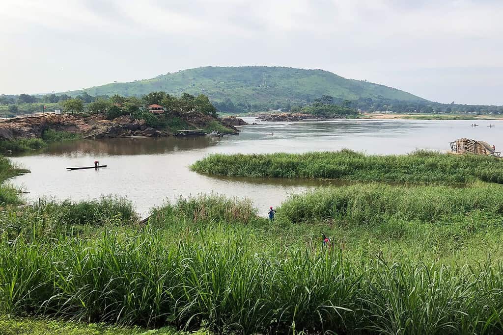 Banguis Ouango Riverfront Travel Destinations, Africa Bangui's Ouango Riverfront