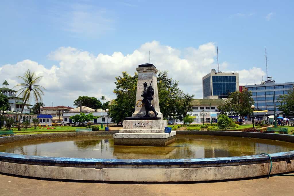 Statues of La Pagode in Douala Travel Destinations, Africa Statues of La Pagode in Douala