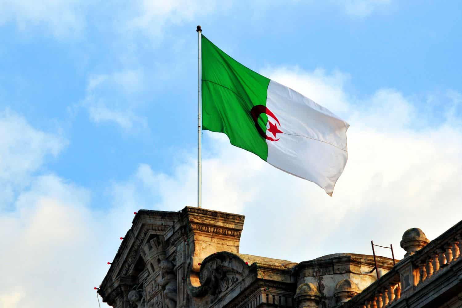 Algeria flag Algeria, Flags Algeria flag