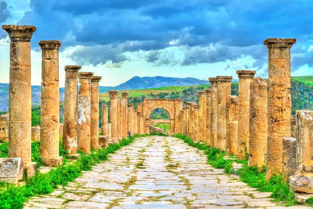 Roman Ruins of Djemila Algeria Where is Algeria located on the World map? Roman Ruins of Djemila