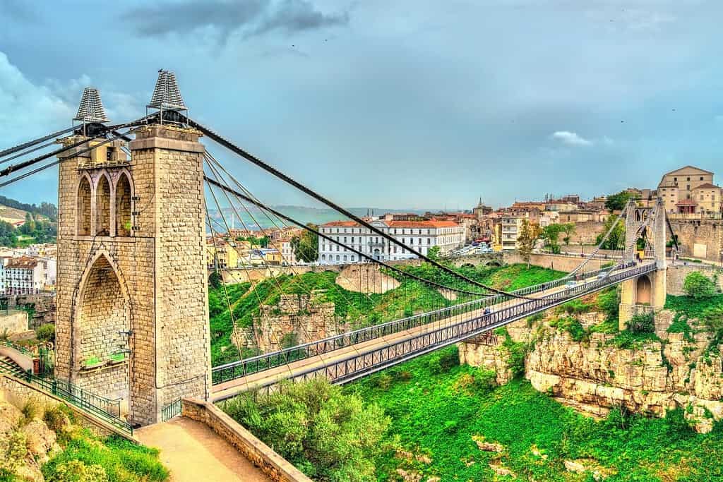 travel to Bridge of Sidi MCid Attractions Bridge of Sidi M'Cid in Algeria travel to Bridge of Sidi MCid