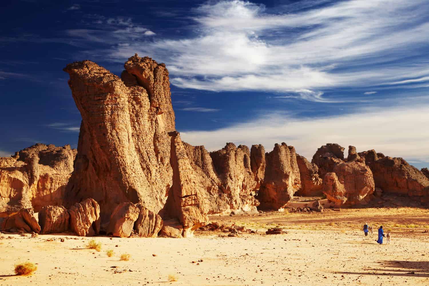 Flag of Algeria: Exploring the Rich Heritage of a Country travel to Tassili NAjjer National Park