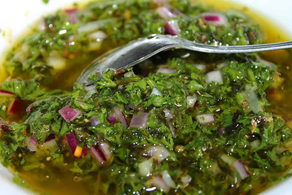 Chimichurri Sauce Food Food from Argentina Chimichurri Sauce