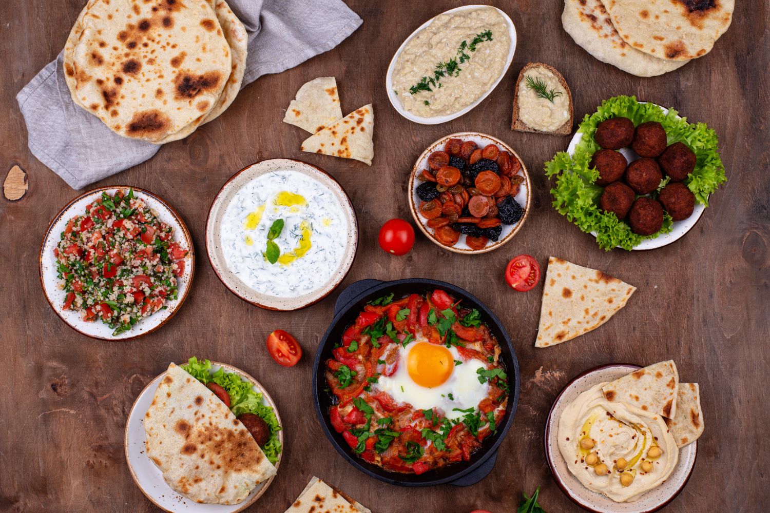 Flag of Jordan: Exploring the Rich Heritage of a Country Food from Jordan