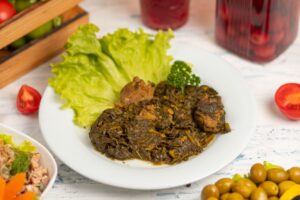 Food from Turkmenistan Qovurma