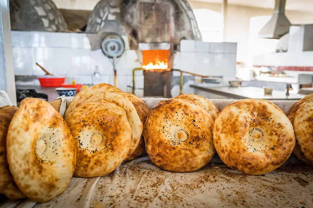 Uzbek Bread Non Food Food from Uzbekistan Uzbek Bread Non