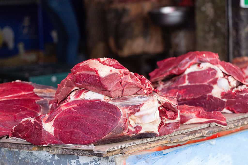 Yak Meat Bhutan, Food Food from Bhutan Yak Meat