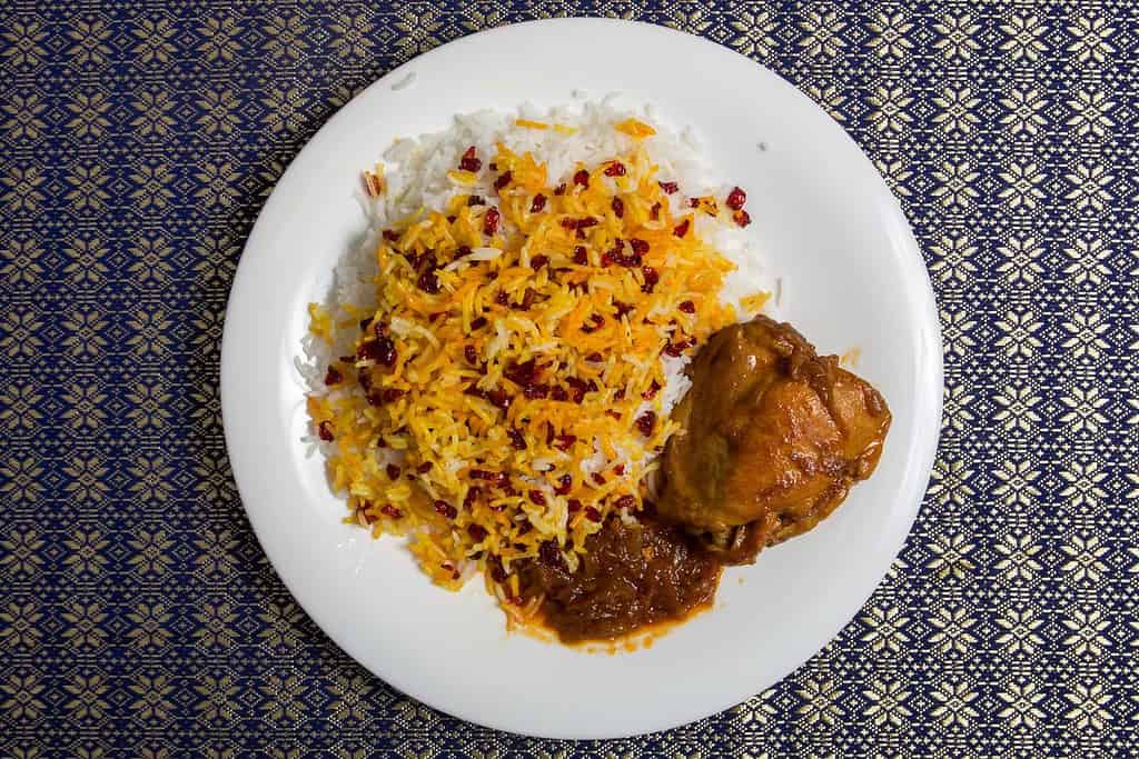 Zereshk Polo Food Food from Iran Zereshk Polo