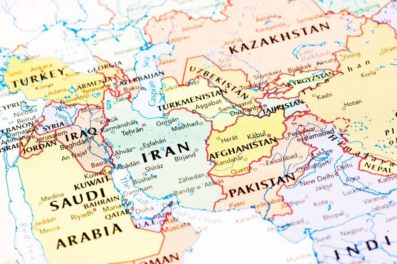 middle east map Attractions Middle Eastern Capitals